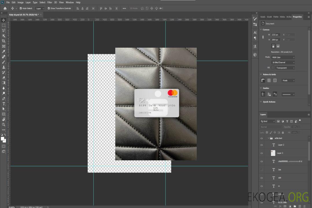 Allemagne Sparkasse MasterCard photolook recto template